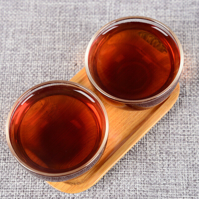 HelloYoung 357g Yunnan Seven Cakes Puerh Tea Menghai Brown Chen Xiang Cakes Ripe Tea
