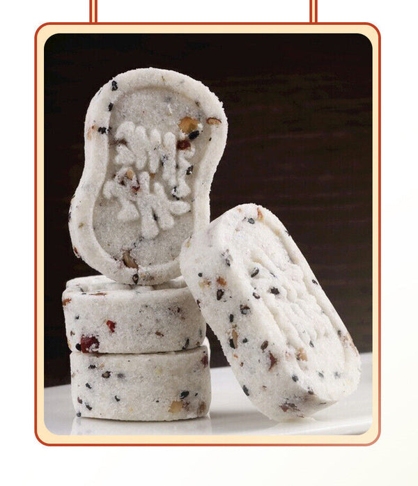 Sugar free healthy breakfast pastry, nuts, Poria cocos, and Eight Treasures cake