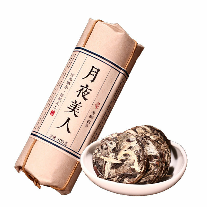 HelloYoung Chinese Tea 100g Yunnan White Peony Tea Cakes High Quality Moonlight White Tea Secondary image
