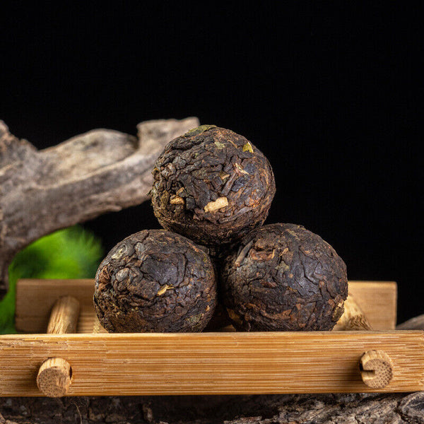 500G Yunnan Pu'er Tea Glutinous Fragrant Xiaotuo Old Ripe Tea Dragon Ball Tea