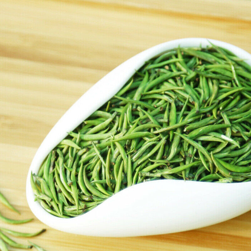 HelloYoung LEPINLECHA 100g Ming Qian Silver Jar Que She Sparrow's Tongue Chinese Green Tea
