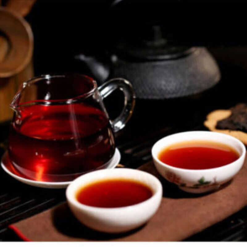 357g/12.59oz Ripe Puerh Heaven Earth Menghai Royal Golden Bud Old Arbor King Tea