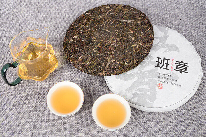 HelloYoung 357g Banzhang Raw Tea Cake Lao Banzhang Raw Tea Cake Yunnan Tea