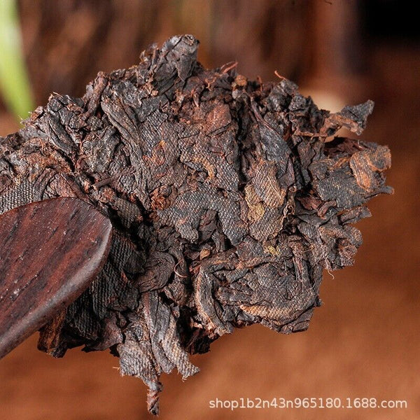 HelloYoung Yunnan Pu'er Tea Ripe Tea 357g Cake Tea Good Ripe Tea Golden Bud One Bite
