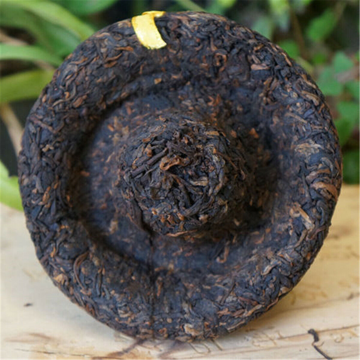 HelloYoung Big Snowy Mountains XiaGuan Mushroom Shape Black Tea Pu-erh Tea Ripe Tea 250g