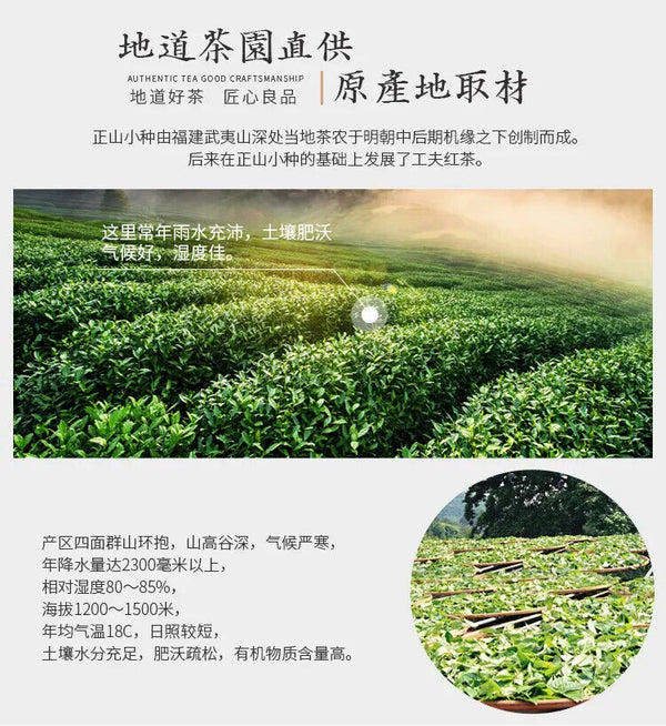 HelloYoung High Quality Zhengshanxiaozhong Black Tea Lapsang Souchong  Green Food 250g
