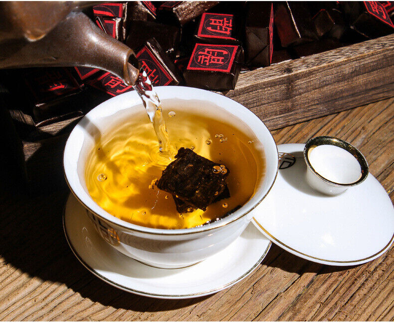 HelloYoung 500g Puerh Ripe Tea Menghai Mini Tuocha Pu'er Ripe Tea Yunnan Pu'er Tea