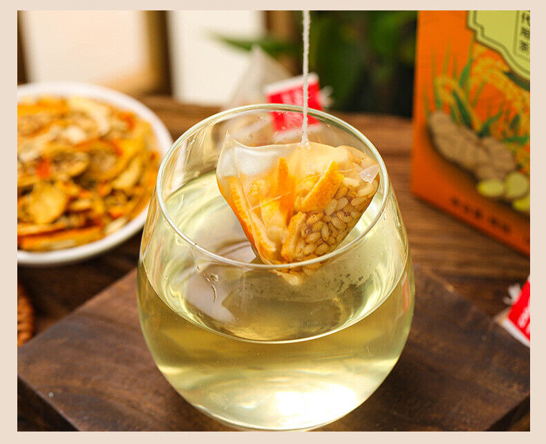 HelloYoung 160g Chen Pi Ginger Rice Tea Fried Ginger Rice Tea Infusion Ginger Silk Rice Tea