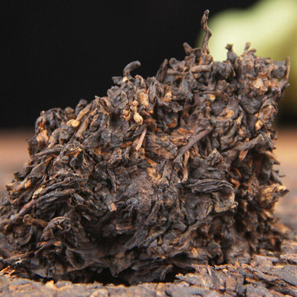 HelloYoung 380g Premium Old Pu-Erh Cooked Tea Cake Yunnan Ancient Tree Puerh Black Tea