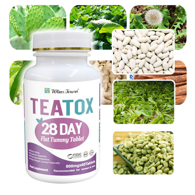 Skinny Femme Detox Pill 28 Day Flat Tummy Weight Loss Tablet 60 Tablets