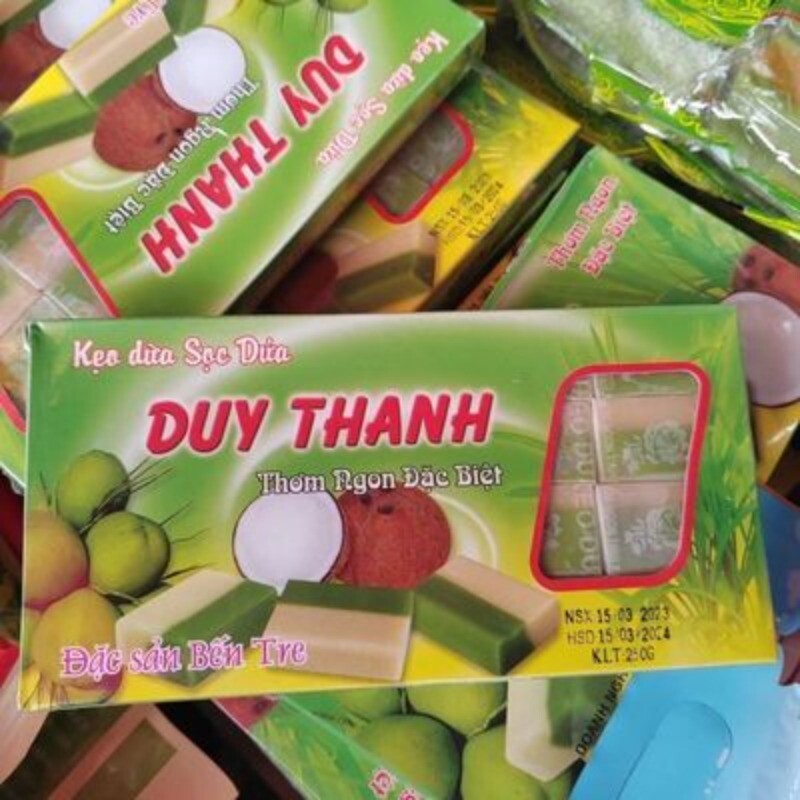 Keo dua duy thanh 250g Vietnamese Coconut Candy Secondary image