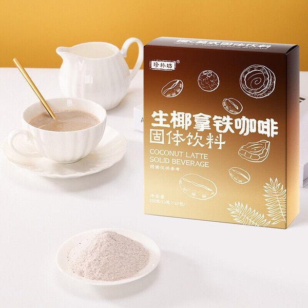 150g Instant Coconut Flavor Instant Coffee Raw Coconut Latte Coffee Powder