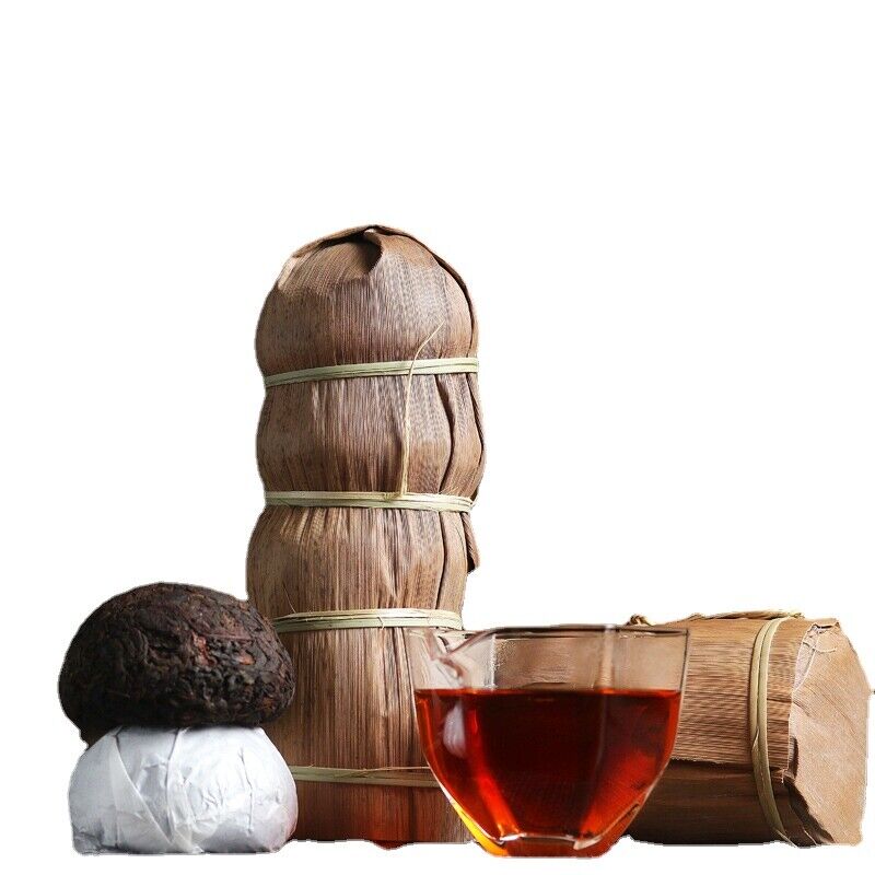 HelloYoung Yunnan Puerh Tea Ripe Tea Tuo Tea Menghai Ancient Tree Tuo Tea 500g/1.1lb