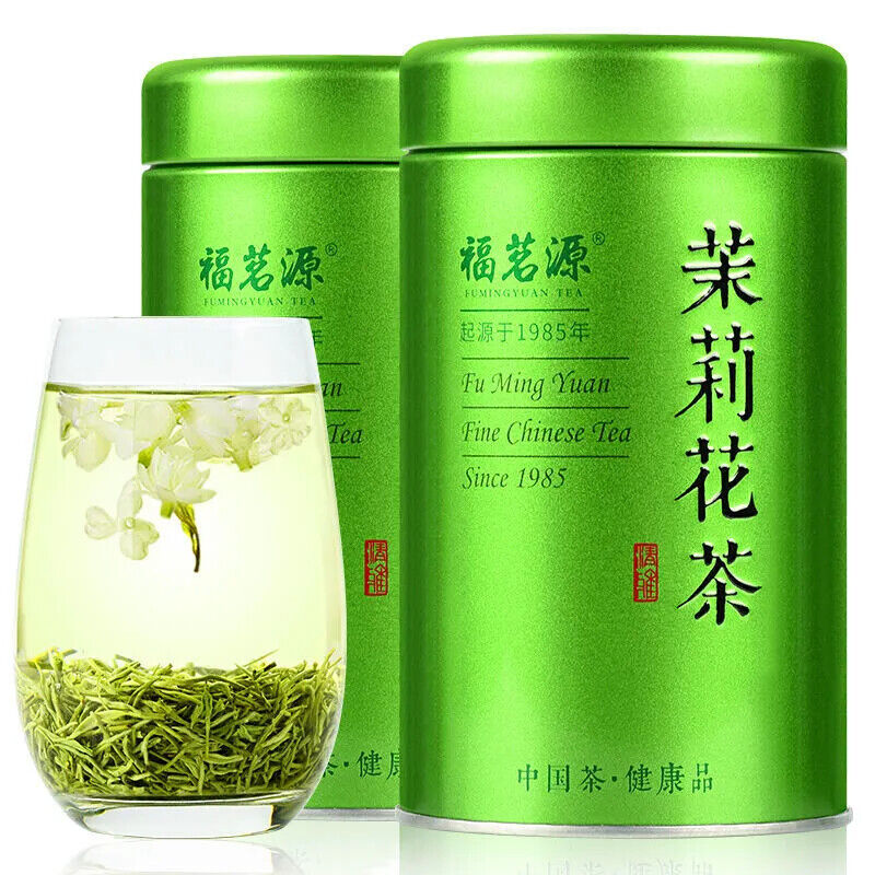 HelloYoung New Natural Organic Jasmine Tea Strong Flavor Canned Jasmine Tea 125g Main image
