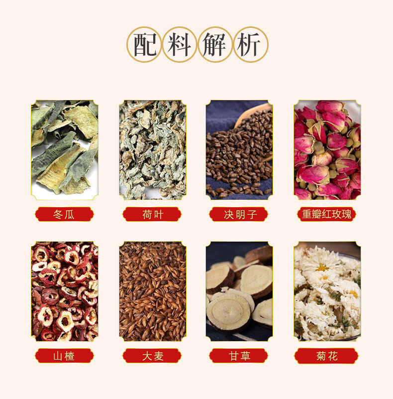 HelloYoung Lipid Flow Tea 150g Winter Melon Lotus Leaf Tea Health Care Flower and Fruit Tea