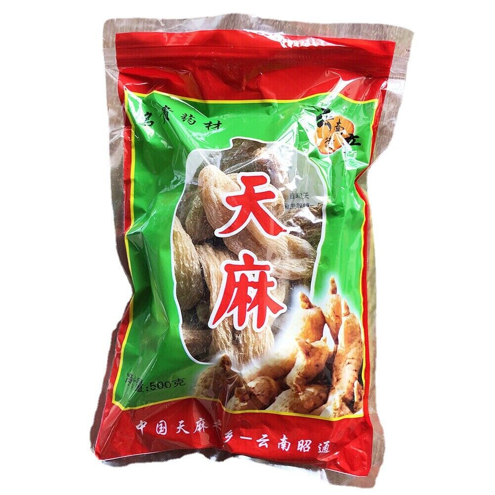 HelloYoung 500g First Class 15 Pieces Natural Tianma Healthy Herbal Tea Organic Health Care