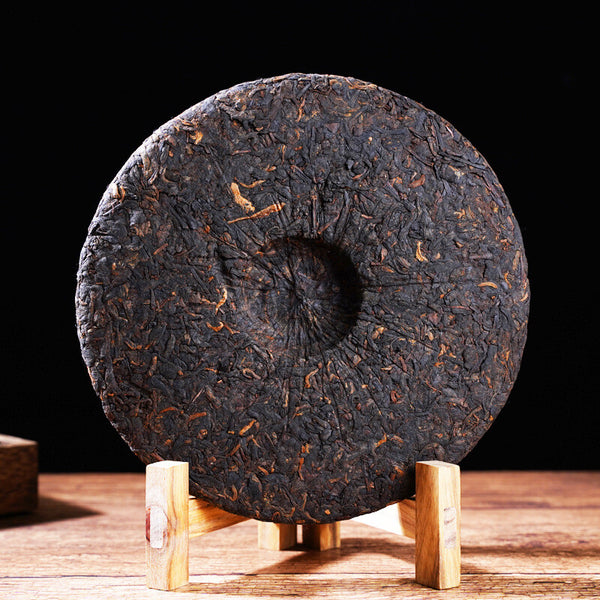 357g Yunnan Pu'er Ripe Tea The Older The More Fragrant Old Pu'er Tea Cake