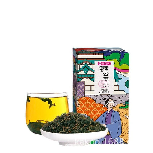 HelloYoung Cherry Blossom Chrysanthemum Dandelion Tea Nutritious Bag Tea Herbal Tea 120g