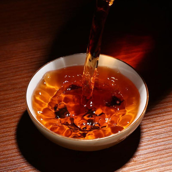 357g Thé Pu'er Printanier De Menghai Gâteau Au Thé Pu'er Du Yunnan Thé Noir Bio