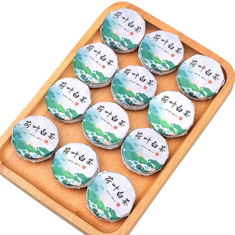 Fujian Lotus Leaf Old White Tea Gongmei White Tea Chenpi Mini White Tea Cake