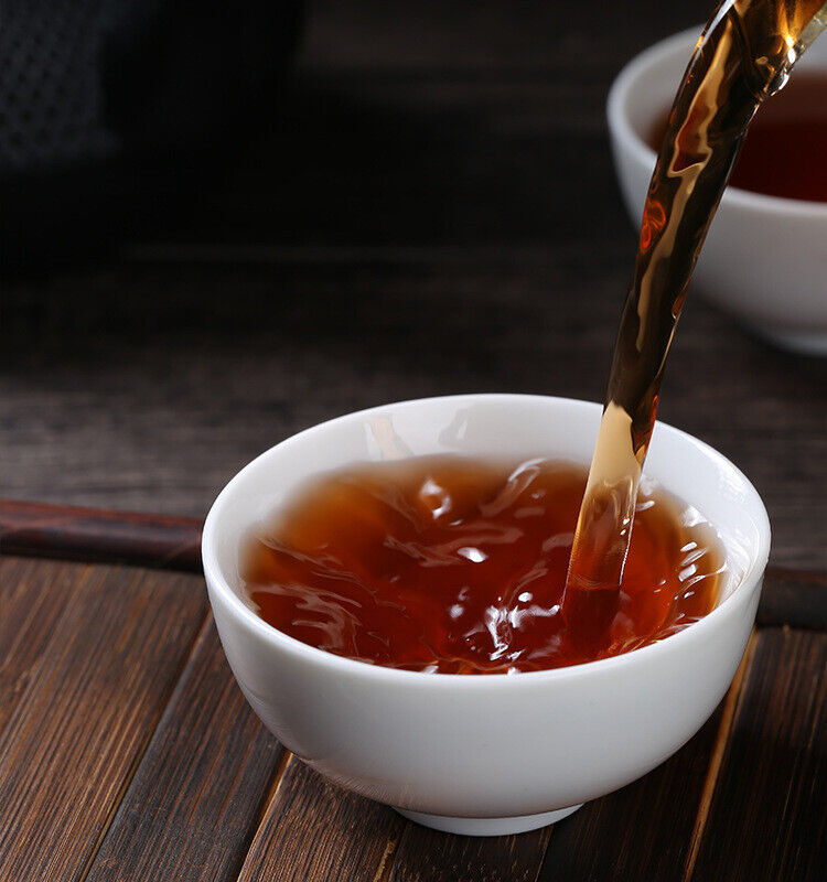 HelloYoung Yunnan Pu'er Golden Leaf Menghai Ripe Tea 500g Ripe Tea Golden Leaf