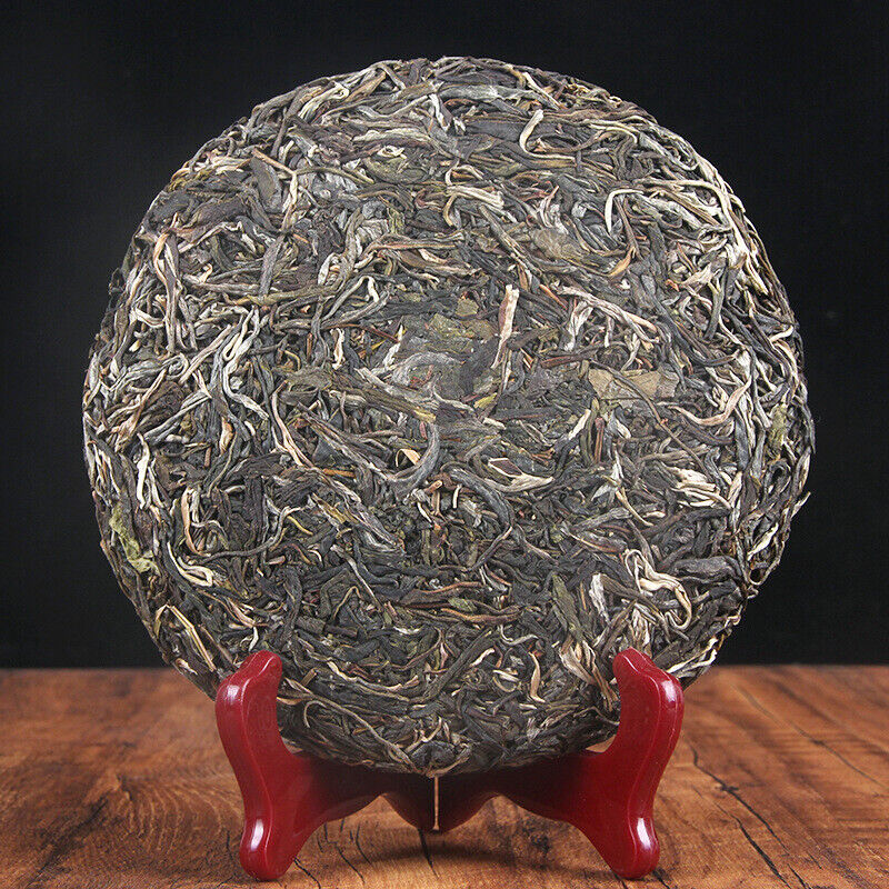 357g Menghai Bada Mountain Arbor Tea Green Tea Yunnan Pu'er Tea Cake Main image