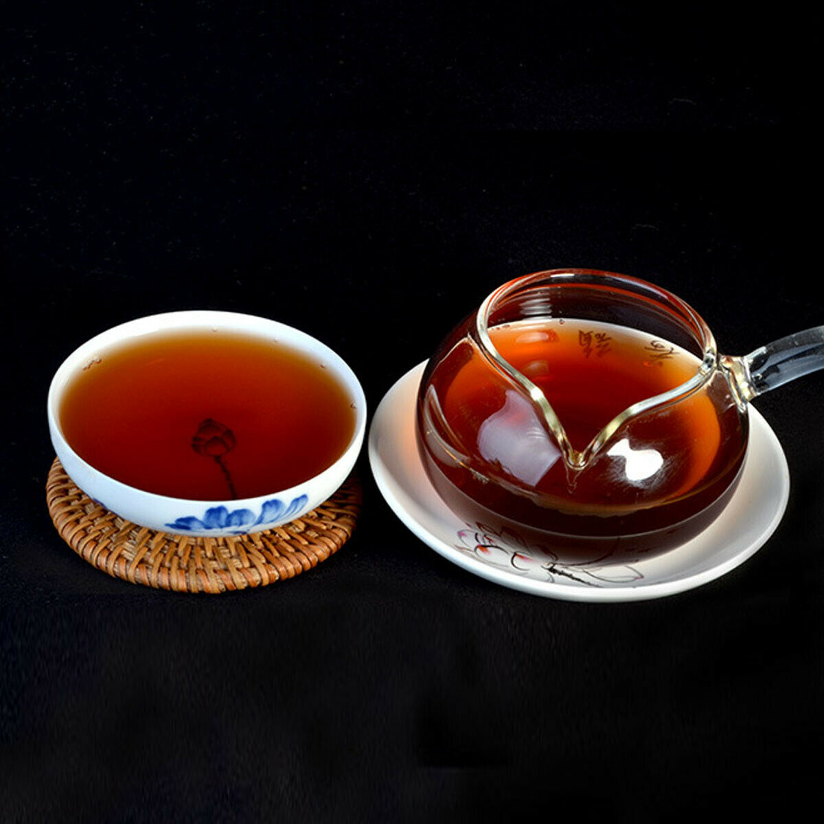 HelloYoung Ripe Pu-erh Tea Menghai Chinese fermented Old Yunnan Puer Tea Cake Organic 357g