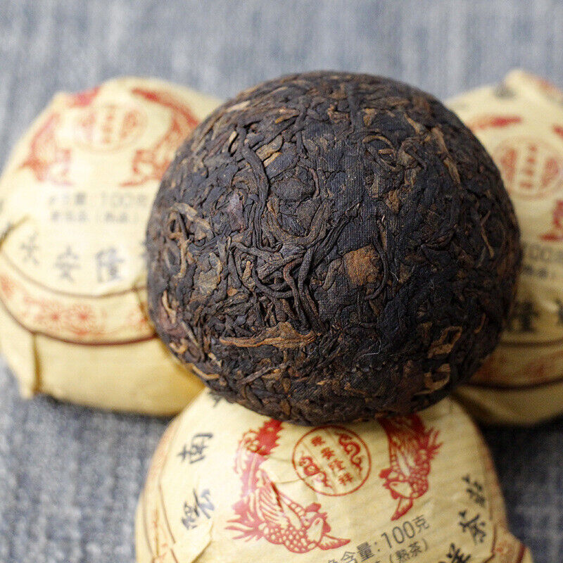 HelloYoung 100g Yunnan Phoenix Tuocha Pu'er ripe tea Golden Bud Tuo black tea leaves