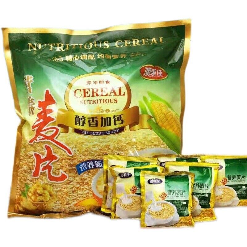 Instant Oatmeal Breakfast Cereal Sweet Milk Flavor Small Pack Quick Meal