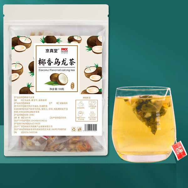 Coconut Oolong Tea with Milk Flavor Fruit Blend Cold Brew Herbal Tea Bags 30Pack