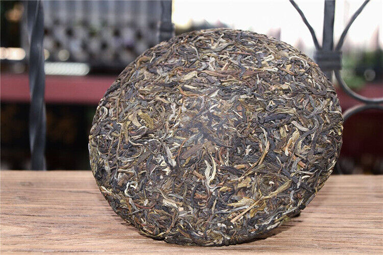 HelloYoung 357g Honey Fragrant Sweet Yunnan Pu'er Tea Raw Tea Jingmai Green Qizi Cake Tea