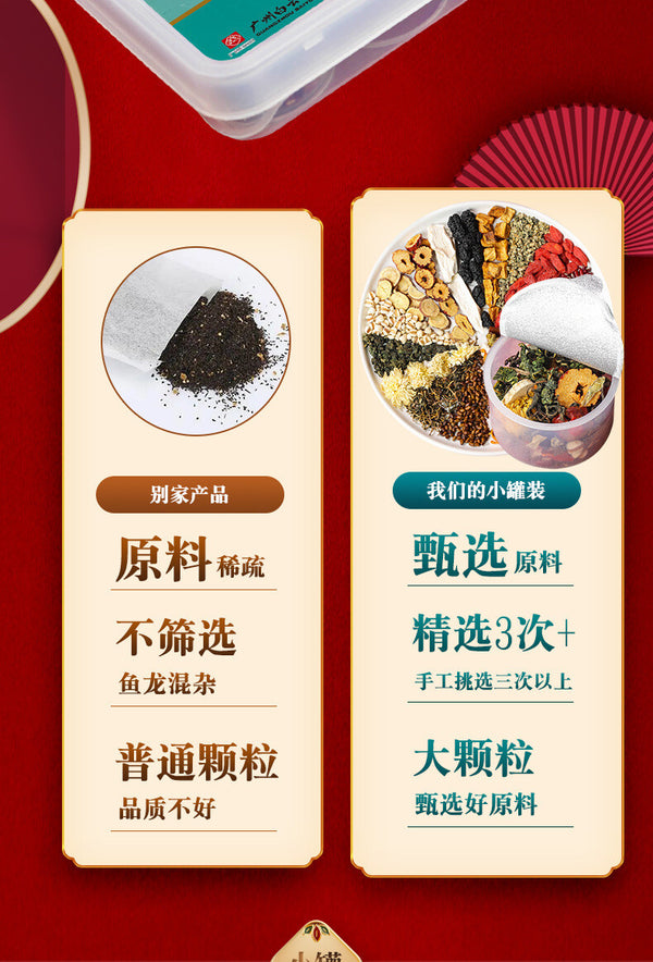 Nursing Gan 18 Flavours Chrysanthemum Cordyceps Yi-Gan Tea Small Tin 250g