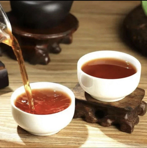 HelloYoung Yunnan Sun Green Tea King Ripe Brick Banzhang Pu-erh Ripe Tea 250g/8.8oz