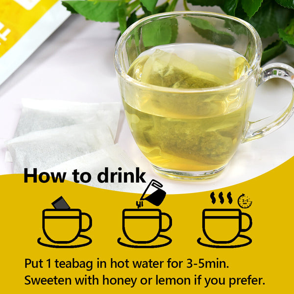 Herbal Detox Tea with Sophora Hawthorn Perilla Cassia 16 Bags for Body Cleansing
