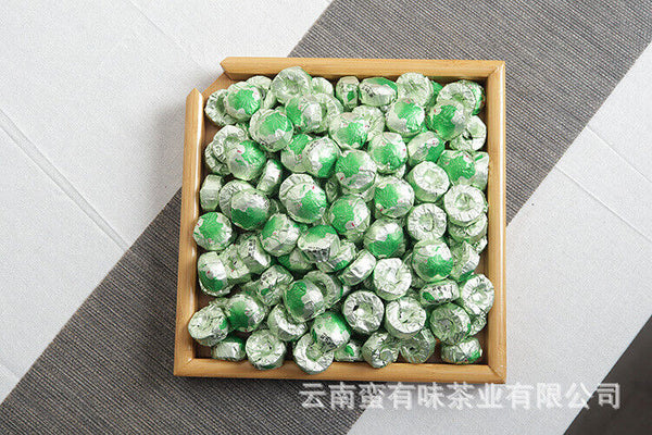 500g Yunnan Ripe PuEr Tea Lotus Leaf Flavor Mini Tuo Tea Rich Aroma