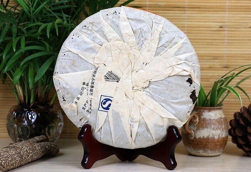 Reife Pu-Erh Tee Kuchen 357g Alte Baum Schwarzer Tee Geschenk Yunnan Puerh Tee