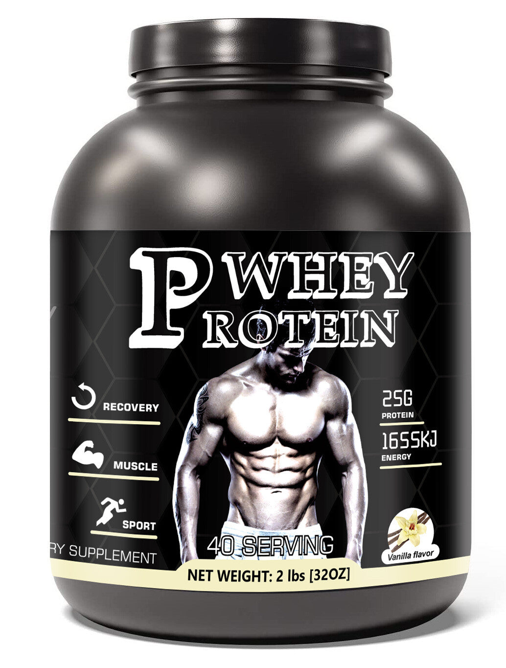 Equate Whey Protein Supplement Vanilla 2 Lbs