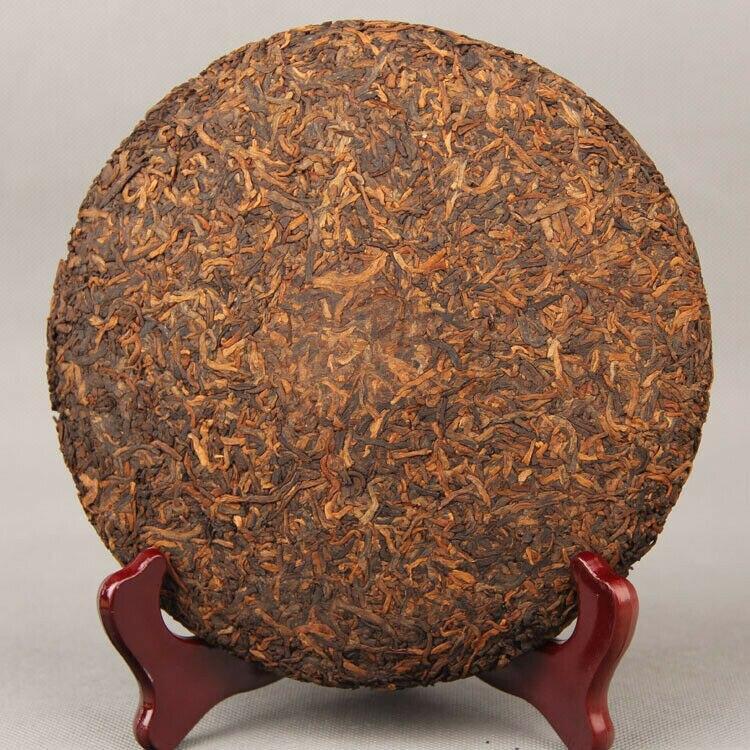 357g Menghai Palace Golden Ripe Puer Tea,2017 Gong Ting Jin Ya Shu Puer Tea Secondary image