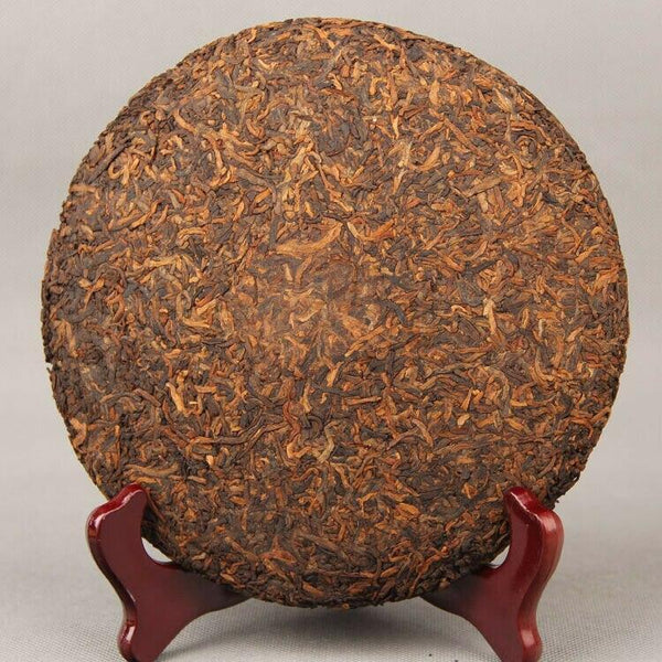 357g Menghai Palace Golden Ripe Puer Tea,2017 Gong Ting Jin Ya Shu Puer Tea