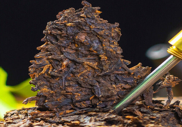 357g Yunnan Pu'er Tea Palace Tea Cake Menghai Mature Cake Old Tea Qizi Cake