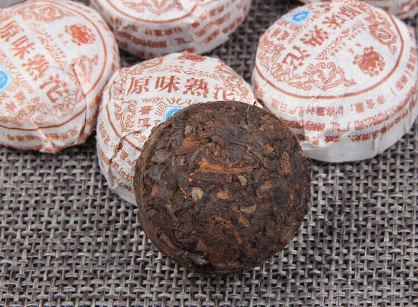 Yunnan Menghai Pu'er Ripe Tea Fermented and Natural Flavor Tuocha Mini Tuocha
