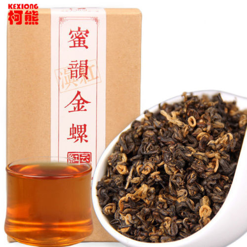 HelloYoung 200g Yunnan Organic Early Spring KungFu Tea Kunming Crested Dianhong Black Tea