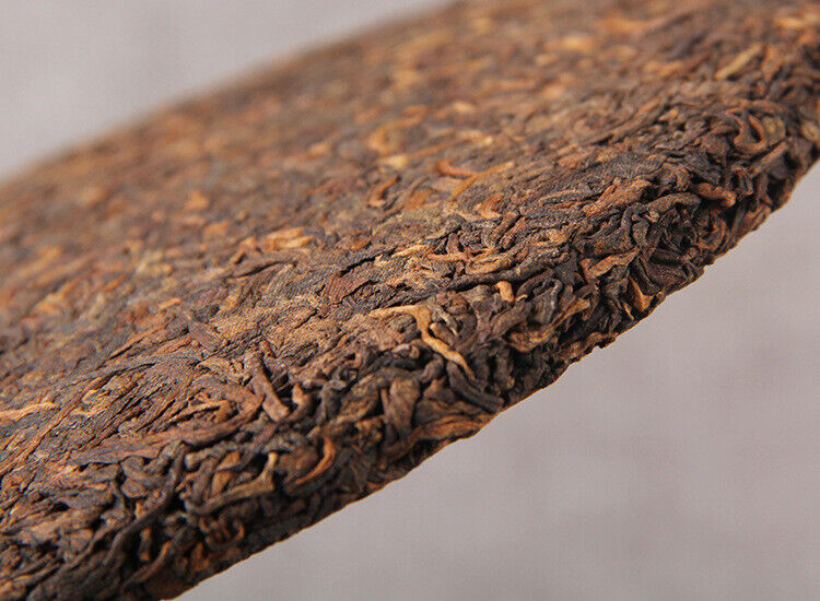 HelloYoung Yunnan Pu'er Ripe Tea Cake 普洱黑茶 传世佳茗 经典普洱熟茶饼357g 勐海古树纯料