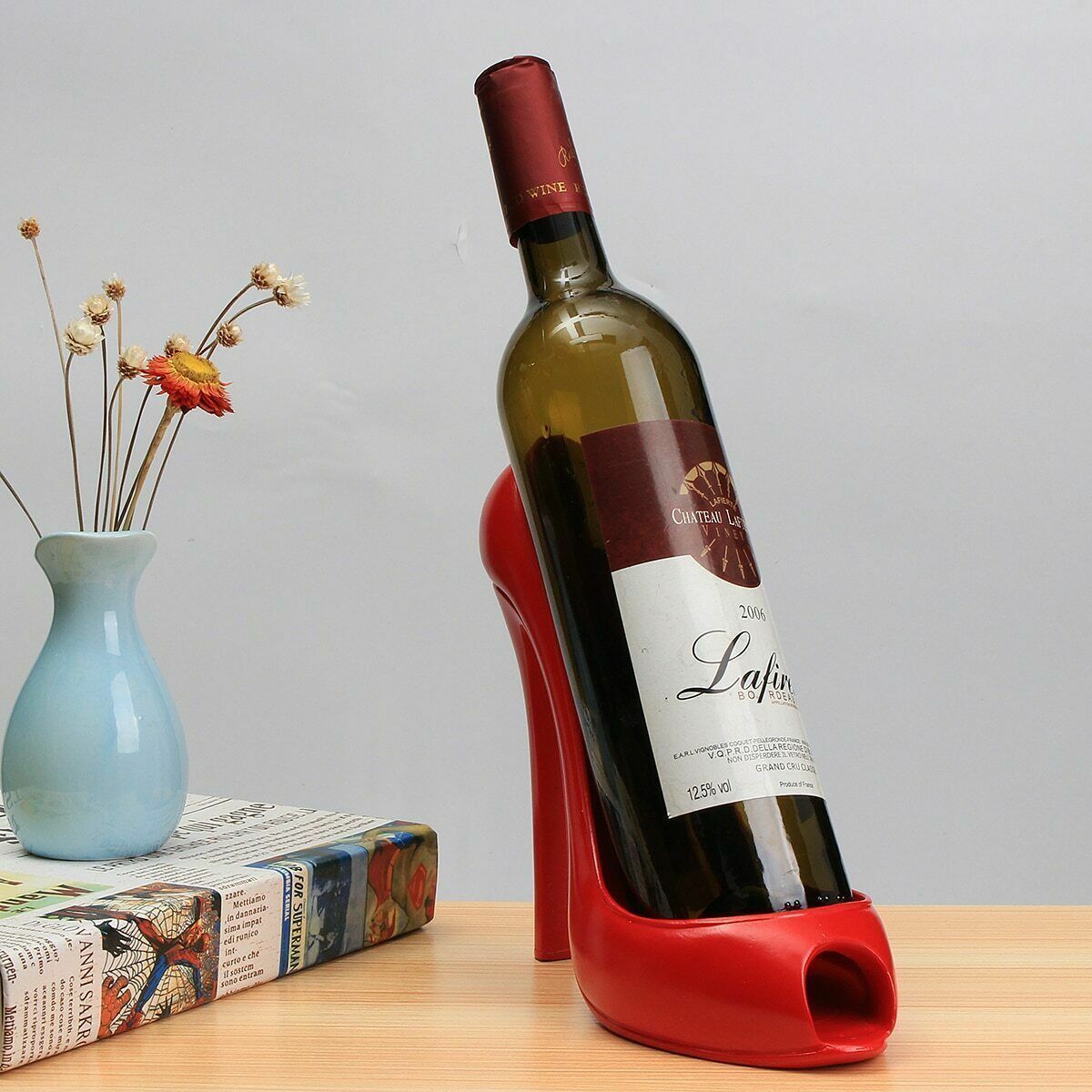 Heel Shoe Shape Wine Rack Kitchen Bar Accessories Wine Bottle Holder Wine Shelf