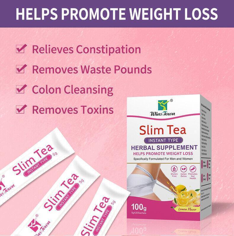 Premium Colon Cleansing，Natural Instant Lemon Weight Loss Tea