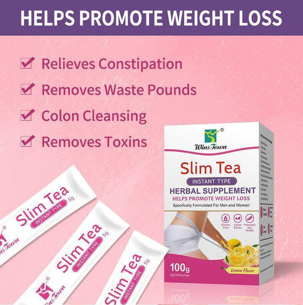 Premium Colon Cleansing，Natural Instant Lemon Weight Loss Tea