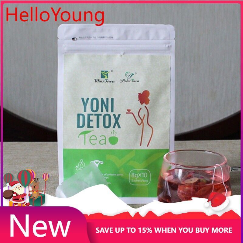 Yoni Detox Slim Tea Bag Flat Tummy Organic Herbal Detox Tea Weight Loss 8g*10Bag Main image