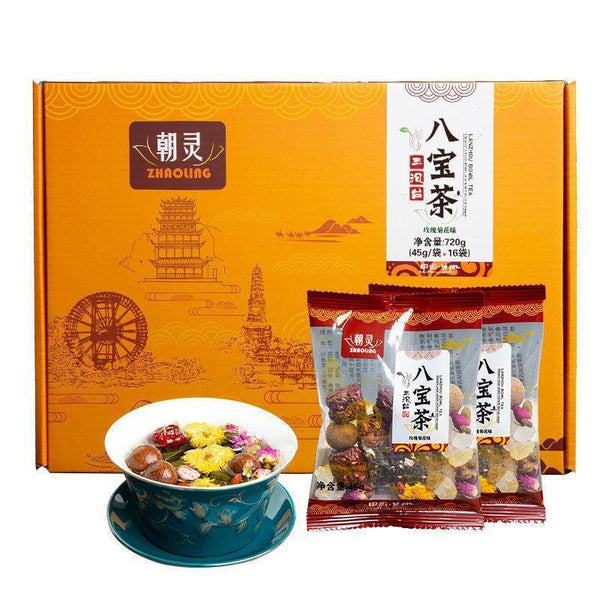 Gai Bowl Tea Chrysanthemum Rose Wolfberry San Bao Tai 720g Eight Treasures Tea