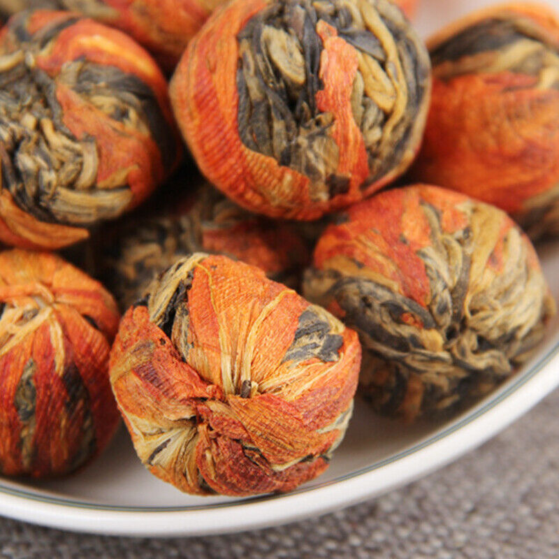 HelloYoung 500g Yunnan Dian Hong Tea Lily Dragon Ball Black Tea Chinese Premium Kung Fu Tea