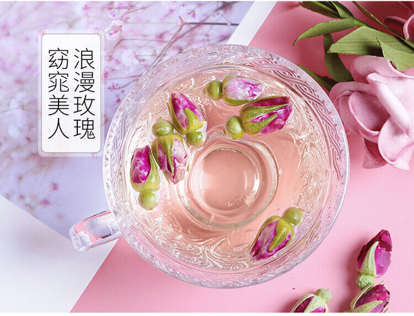2pcs Freeze-dried Rose Tea Dried Rose Natural Flower Tea